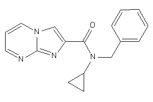 N-benzyl-N-cyclopropyl-imidazo[1,2-a]pyrimidine-2-carboxamide