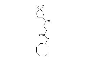 1,1-diketothiolane-3-carboxylic Acid [2-(cyclooctylamino)-2-keto-ethyl] Ester