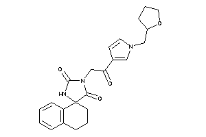 3-[2-keto-2-[1-(tetrahydrofurfuryl)pyrrol-3-yl]ethyl]spiro[imidazolidine-5,1'-tetralin]-2,4-quinone