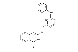 2-[(4-anilino-s-triazin-2-yl)methylthio]-3H-quinazolin-4-one