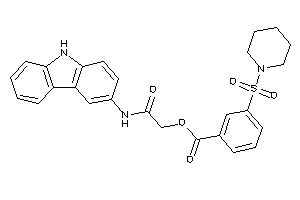 3-piperidinosulfonylbenzoic Acid [2-(9H-carbazol-3-ylamino)-2-keto-ethyl] Ester