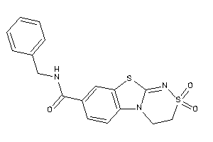 N-benzyl-2,2-diketo-3,4-dihydro-[1,2,4]thiadiazino[3,4-b][1,3]benzothiazole-8-carboxamide