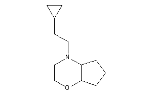 4-(2-cyclopropylethyl)-3,4a,5,6,7,7a-hexahydro-2H-cyclopenta[b][1,4]oxazine