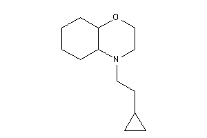 4-(2-cyclopropylethyl)-2,3,4a,5,6,7,8,8a-octahydrobenzo[b][1,4]oxazine
