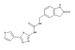 1-[(2-ketoindolin-5-yl)methyl]-3-[5-(3-thienyl)-1,3,4-thiadiazol-2-yl]urea