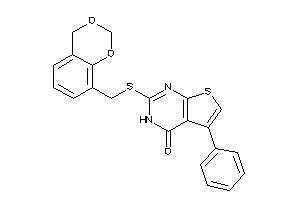 2-(4H-1,3-benzodioxin-8-ylmethylthio)-5-phenyl-3H-thieno[2,3-d]pyrimidin-4-one