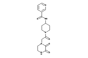 N-[1-[2-(2,3-diketopiperazino)acetyl]-4-piperidyl]nicotinamide