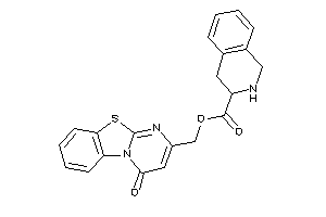 1,2,3,4-tetrahydroisoquinoline-3-carboxylic Acid (4-ketopyrimido[2,1-b][1,3]benzothiazol-2-yl)methyl Ester