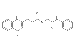 3-(4-keto-1H-quinazolin-2-yl)propionic Acid (2-anilino-2-keto-ethyl) Ester