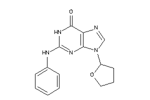 2-anilino-9-(tetrahydrofuryl)hypoxanthine