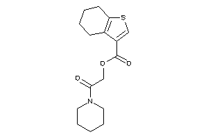 4,5,6,7-tetrahydrobenzothiophene-3-carboxylic Acid (2-keto-2-piperidino-ethyl) Ester