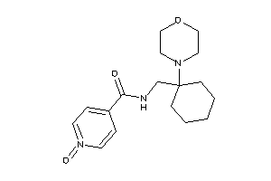 1-keto-N-[(1-morpholinocyclohexyl)methyl]isonicotinamide