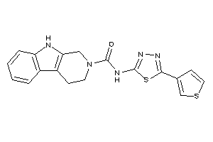 N-[5-(3-thienyl)-1,3,4-thiadiazol-2-yl]-1,3,4,9-tetrahydro-$b-carboline-2-carboxamide