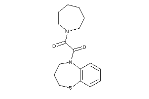 1-(azepan-1-yl)-2-(3,4-dihydro-2H-1,5-benzothiazepin-5-yl)ethane-1,2-dione