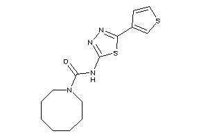 N-[5-(3-thienyl)-1,3,4-thiadiazol-2-yl]azocane-1-carboxamide