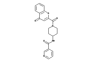 N-[1-(4-ketochromene-2-carbonyl)-4-piperidyl]nicotinamide