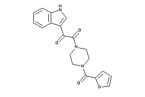 1-[4-(2-furoyl)piperazino]-2-(1H-indol-3-yl)ethane-1,2-dione