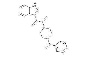 1-(1H-indol-3-yl)-2-(4-picolinoylpiperazino)ethane-1,2-dione