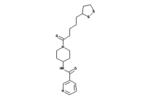 N-[1-[5-(dithiolan-3-yl)pentanoyl]-4-piperidyl]nicotinamide