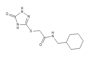 N-(cyclohexylmethyl)-2-[(5-keto-1,4-dihydro-1,2,4-triazol-3-yl)thio]acetamide