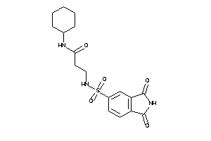 N-cyclohexyl-3-[(1,3-diketoisoindolin-5-yl)sulfonylamino]propionamide