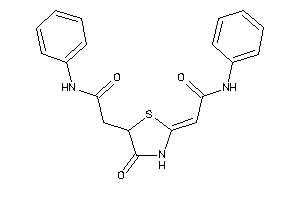 2-[2-(2-anilino-2-keto-ethylidene)-4-keto-thiazolidin-5-yl]-N-phenyl-acetamide