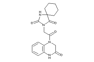 3-[2-keto-2-(3-keto-2,4-dihydroquinoxalin-1-yl)ethyl]-1,3-diazaspiro[4.5]decane-2,4-quinone