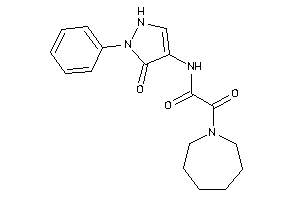 2-(azepan-1-yl)-2-keto-N-(5-keto-1-phenyl-3-pyrazolin-4-yl)acetamide