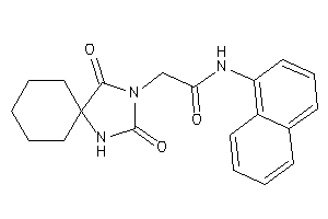 2-(2,4-diketo-1,3-diazaspiro[4.5]decan-3-yl)-N-(1-naphthyl)acetamide