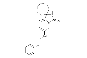 Image of 2-(2,4-diketo-1,3-diazaspiro[4.6]undecan-3-yl)-N-phenethyl-acetamide