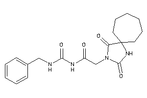 N-(benzylcarbamoyl)-2-(2,4-diketo-1,3-diazaspiro[4.6]undecan-3-yl)acetamide
