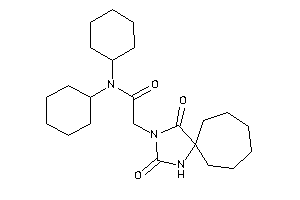 N,N-dicyclohexyl-2-(2,4-diketo-1,3-diazaspiro[4.6]undecan-3-yl)acetamide