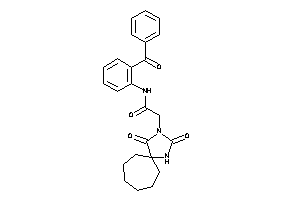 N-(2-benzoylphenyl)-2-(2,4-diketo-1,3-diazaspiro[4.6]undecan-3-yl)acetamide