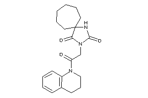3-[2-(3,4-dihydro-2H-quinolin-1-yl)-2-keto-ethyl]-1,3-diazaspiro[4.6]undecane-2,4-quinone