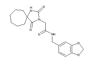 2-(2,4-diketo-1,3-diazaspiro[4.6]undecan-3-yl)-N-piperonyl-acetamide