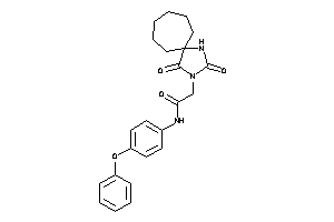 2-(2,4-diketo-1,3-diazaspiro[4.6]undecan-3-yl)-N-(4-phenoxyphenyl)acetamide