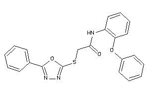 N-(2-phenoxyphenyl)-2-[(5-phenyl-1,3,4-oxadiazol-2-yl)thio]acetamide