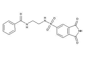 N-[2-[(1,3-diketoisoindolin-5-yl)sulfonylamino]ethyl]benzamide