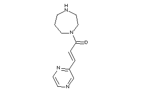 1-(1,4-diazepan-1-yl)-3-pyrazin-2-yl-prop-2-en-1-one