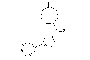 1,4-diazepan-1-yl-(3-phenyl-2-isoxazolin-5-yl)methanone