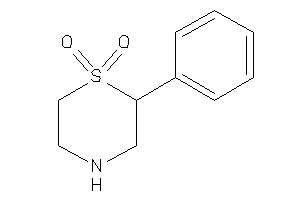 2-phenyl-1,4-thiazinane 1,1-dioxide