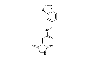 2-(2,5-diketoimidazolidin-1-yl)-N-piperonyl-acetamide