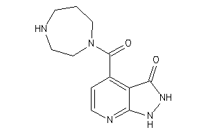 4-(1,4-diazepane-1-carbonyl)-1,2-dihydropyrazolo[3,4-b]pyridin-3-one