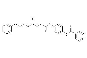 Image of 4-(4-benzamidoanilino)-4-keto-butyric Acid 3-phenylpropyl Ester