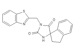 3-(1,3-benzothiazol-2-ylmethyl)spiro[imidazolidine-5,1'-indane]-2,4-quinone