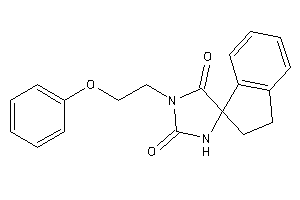 3-(2-phenoxyethyl)spiro[imidazolidine-5,1'-indane]-2,4-quinone
