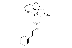 N-(2-cyclohexen-1-ylethyl)-2-(2,5-diketospiro[imidazolidine-4,1'-indane]-1-yl)acetamide