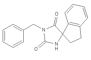 3-benzylspiro[imidazolidine-5,1'-indane]-2,4-quinone