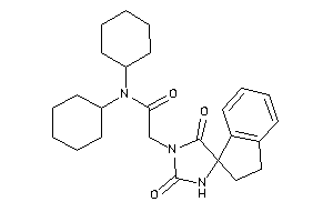 N,N-dicyclohexyl-2-(2,5-diketospiro[imidazolidine-4,1'-indane]-1-yl)acetamide