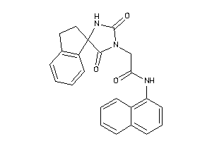 2-(2,5-diketospiro[imidazolidine-4,1'-indane]-1-yl)-N-(1-naphthyl)acetamide